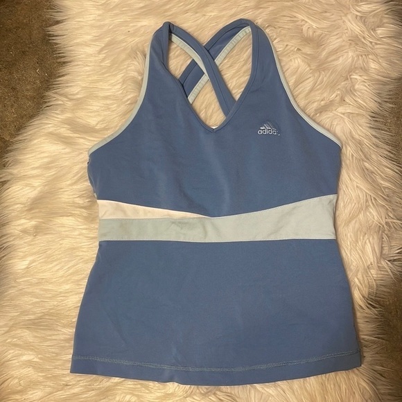 ADIDAS Blue‎ Tank Top - Picture 1 of 6